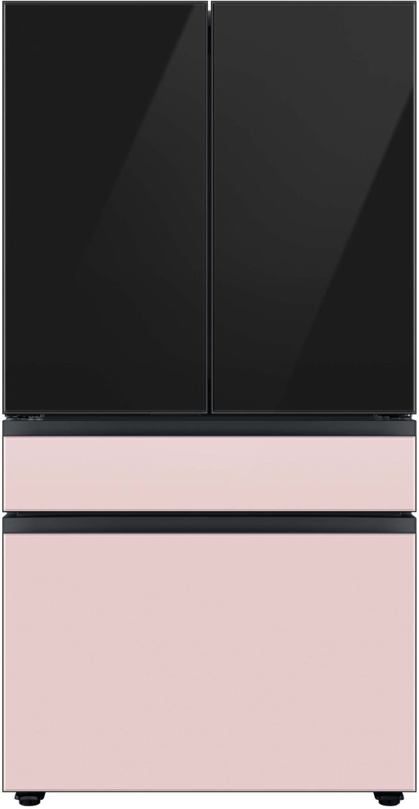 Samsung Bespoke 36" Pink Glass French Door Refrigerator Bottom Panel 5