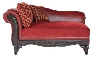 Hughes Furniture 17900 SanMar Crimson Chaise