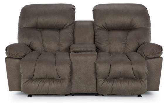 Best® Home Furnishings Retreat Reclining Space Saver Loveseat with Console 1