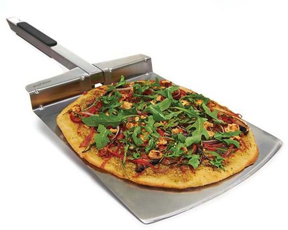 Broil King® Pizza Peel-Black with Stainless Steel-1