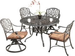 homestyles® Capri 5 Piece Charcoal Dining Set