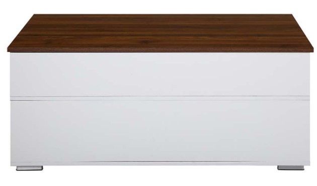 Shop ACME Aafje Coffee Table, Oak & White Finish, Coffee Tables