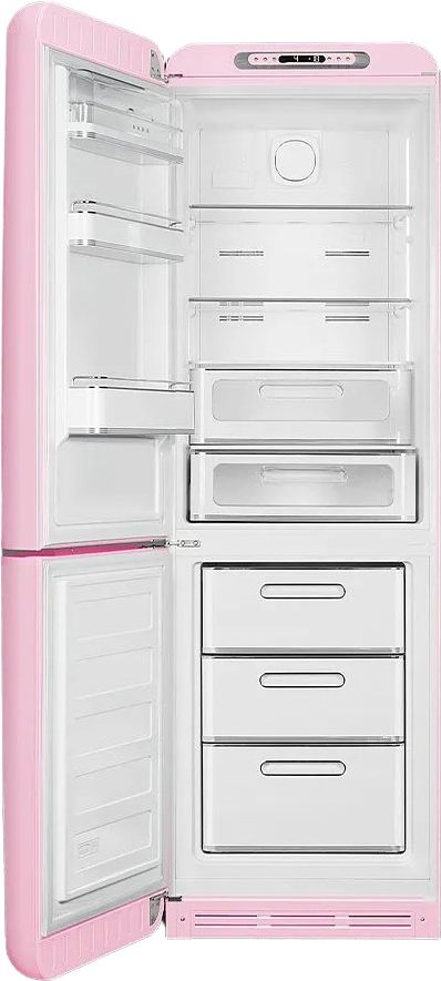 Smeg 50's Retro Style Aesthetic 11.7 Cu. Ft. Pink Bottom Freezer Refrigerator-1