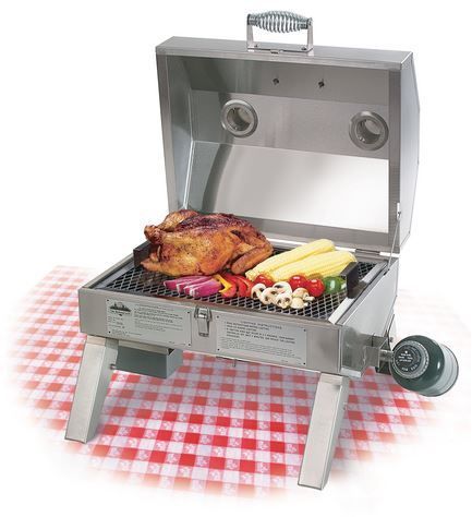 The Holland Grill® Companion Portable Grill-Stainless Steel 0