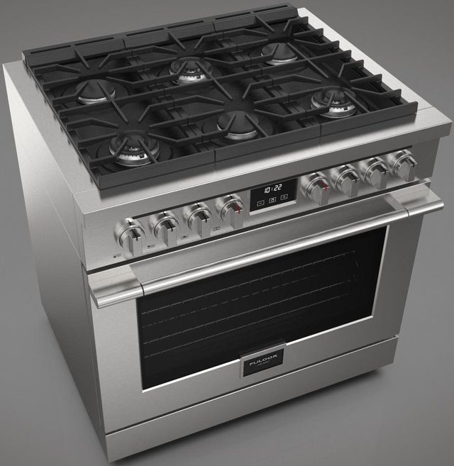 Fulgor Milano Accento 36" Stainless Steel Pro Style Gas Range Fred's