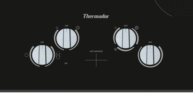 Thermador® Masterpiece® 30" Black Electric Cooktop-CEM305TB-1