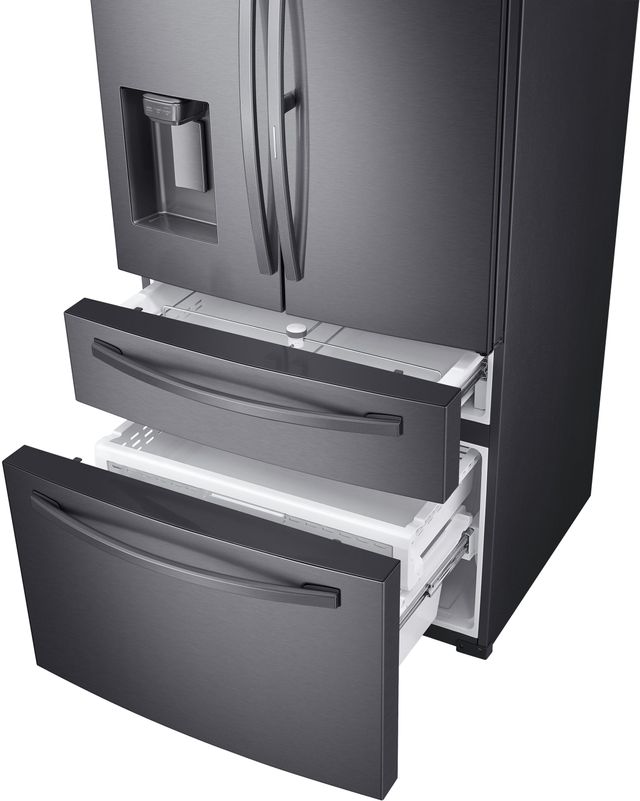 Samsung 27.8 Cu. Ft. Fingerprint Resistant Black Stainless Steel French Door Refrigerator 5