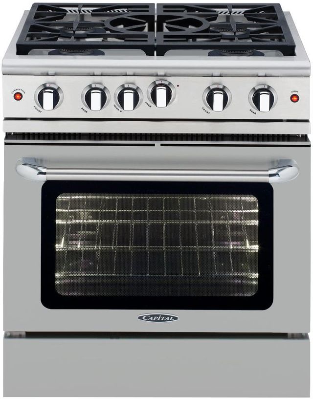 Capital Precision™ 30" Stainless Steel Free Standing Gas Range