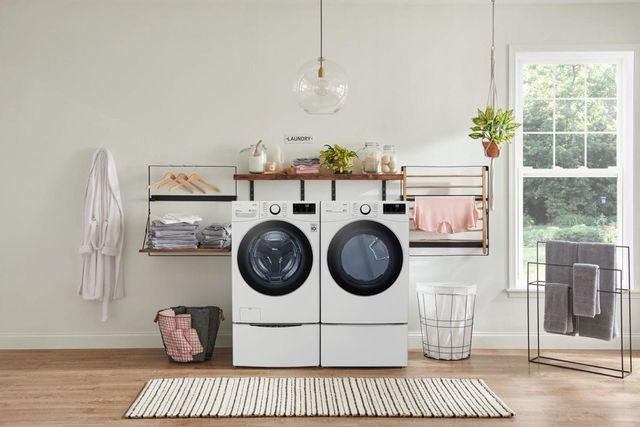LG 4.5 Cu. Ft. White Front Load Washer 25