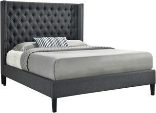 Coaster® Summerset Charcoal Upholstered Queen Bed