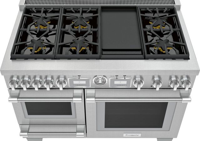 Thermador® Pro Grand® 48" Stainless Steel Pro Style Dual Fuel Natural Gas Range-1