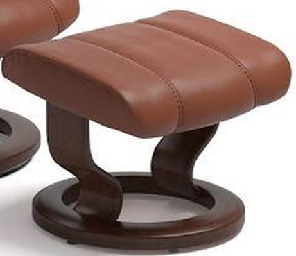 Stressless® by Ekornes® Consul Medium Classic Base Chair and Ottoman 1