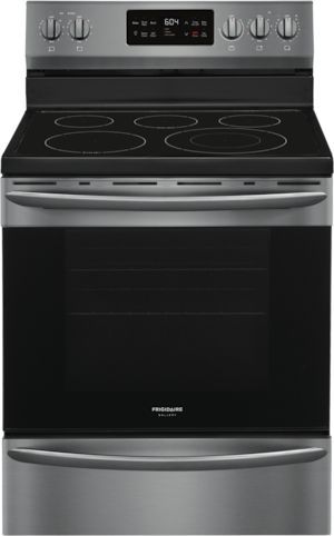 Frigidaire Gallery® 30" Black Stainless Steel Free Standing Electric Range-0