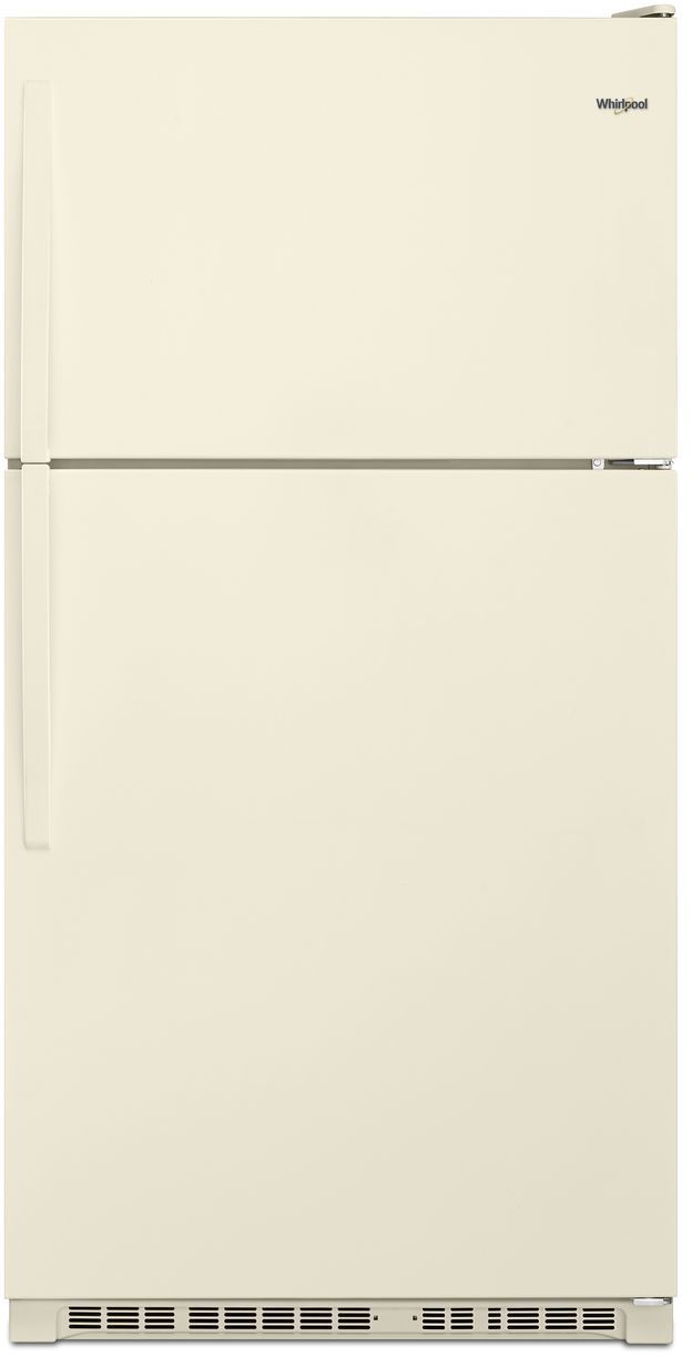 Whirlpool® 20.5 Cu. Ft. Top Freezer Refrigerator-Biscuit 0