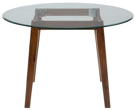 Jofran Inc. Plantation 48" Round Counter Height Table with Glass Top