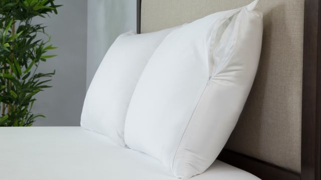 Protect-A-Bed® Originals White AllerZip® King Pillow Protector 9