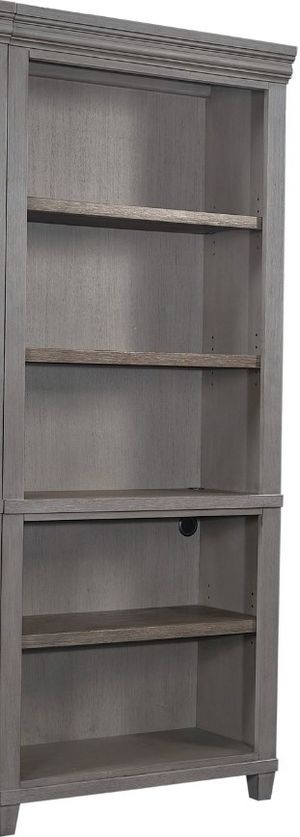 aspenhome® Caraway Aged Slate Open Bookcase