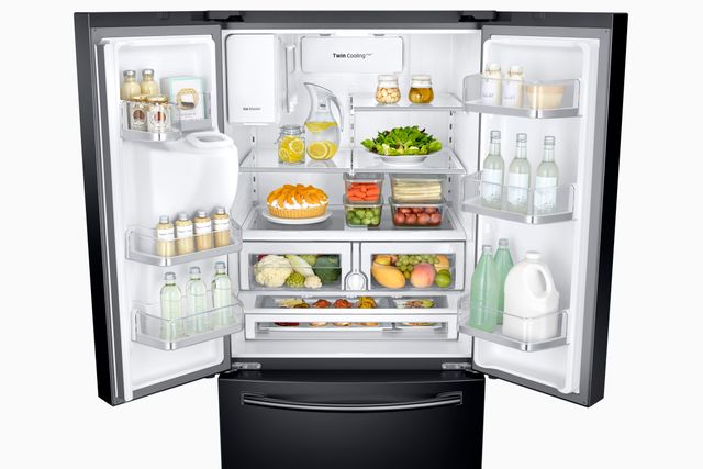 Samsung 25.5 Cu. Ft. Black French Door Refrigerator 8
