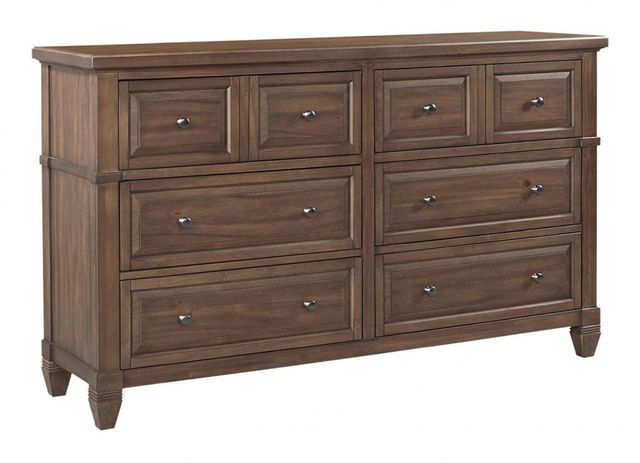 Aspenhome Thornton Sienna King Bed, Dresser and Mirror with Jewelry Storage 3