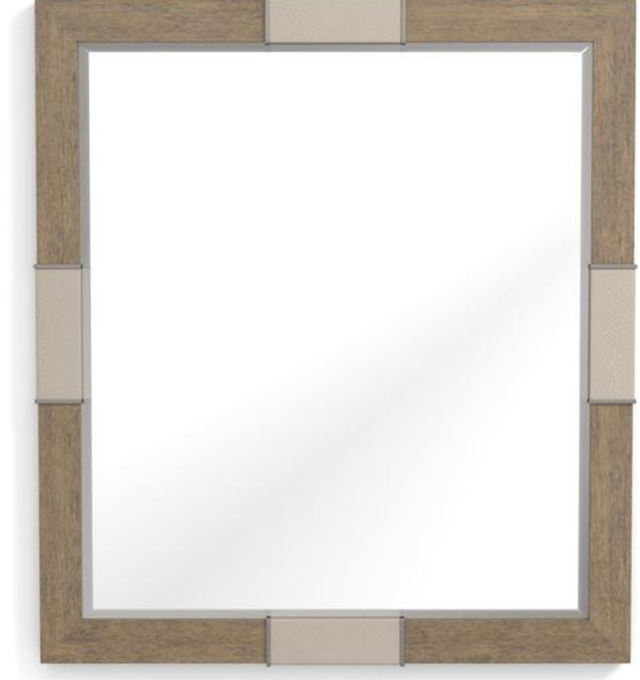 Bassett® Furniture Modern Emilia Grey/Ivory Mirror-0