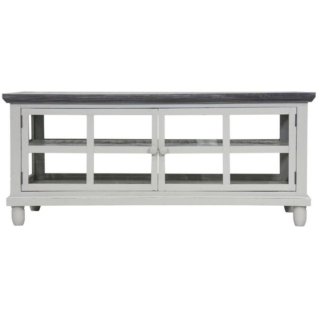Rustic Imports Weathered Grey Cottage Coffee Table-0