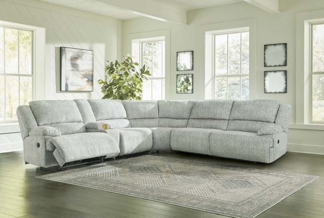 Signature Design by Ashley® McClelland 6-Piece Gray Reclining Sectional ...