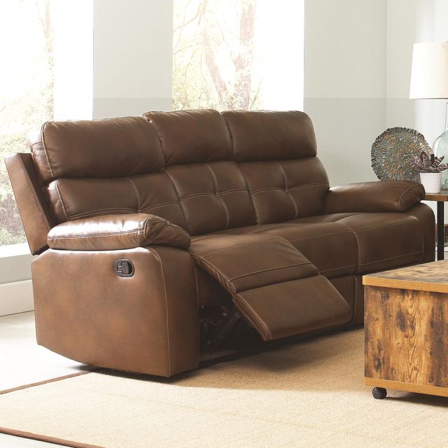 Coaster® Damiano 2 Piece Tri-tone Brown Reclining Living Room Set 7