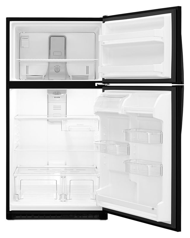 Whirlpool® 20.5 Cu. Ft. Top Freezer Refrigerator-Black 3