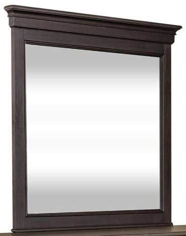 Liberty Allyson Park Wirebrushed Black Forest Dresser and Mirror-2