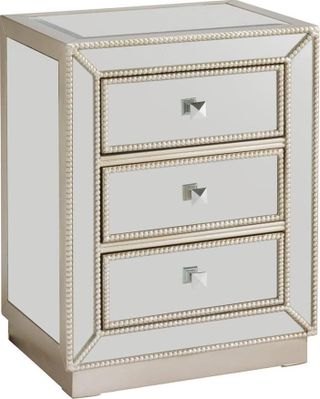 Coast2Coast Home™ Accents by Andy Stein Elsinore Silver/White Chest