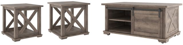 Signature Design by Ashley® Arlenbry 3-Piece Gray Living Room Table Set