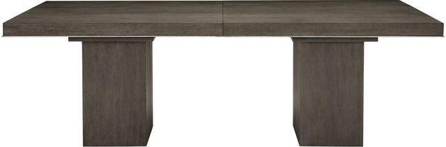 Bernhardt Linea Cerused Charcoal Rectangular Dining Table