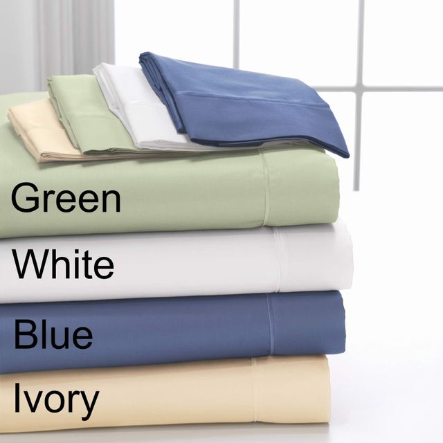 DreamFit® Degree 2 Fine Combed Cotton Ivory Queen Sheet Set 10