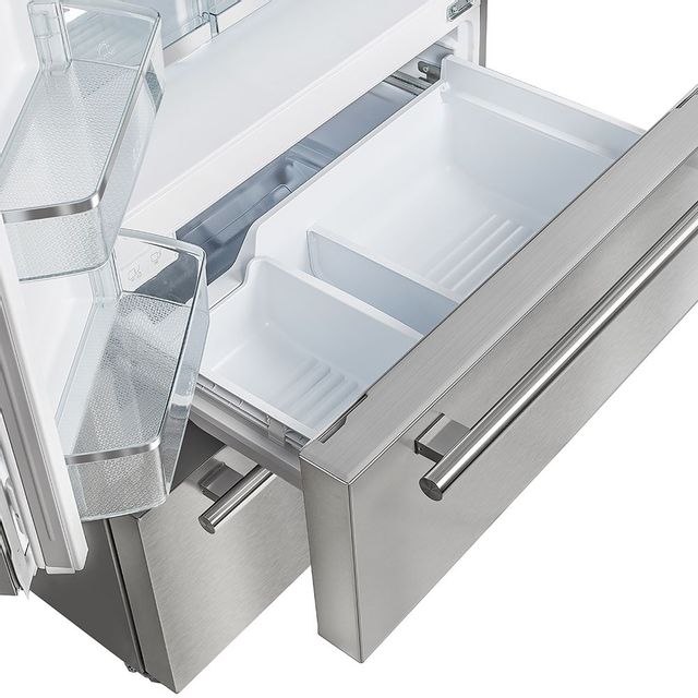 FORNO® Alta Qualita 19.2 Cu. Ft. Stainless Steel Freestanding French Door Refrigerator 5