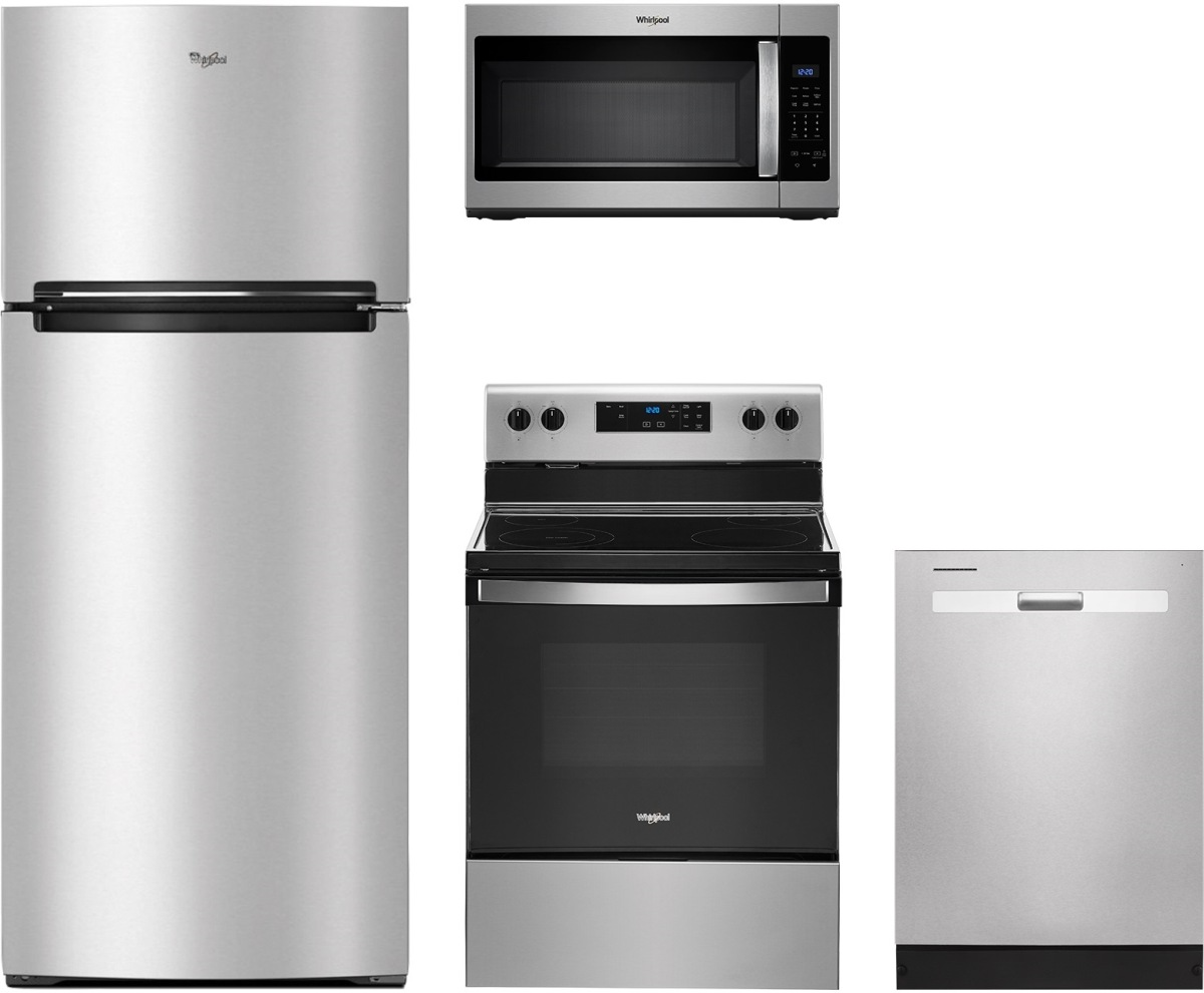 Whirlpool 4 Piece Stainless Steel Kitchen Package Fred S Appliance   6963329e 11e5 49a6 8973 0af08dfb9d01 