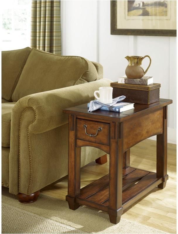Hammary Tacoma Brown Chairside Table 2