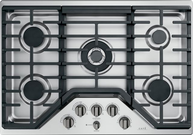 Café™ 30" Stainless Steel / Brushed Bronze Gas Cooktop 6