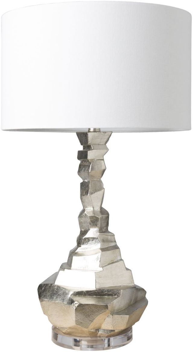 Surya Alexis Silver Table Lamp 0