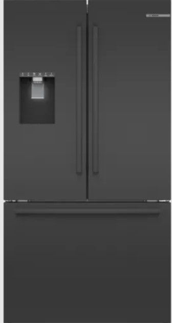 Bosch 500 Series 26 Cu. Ft. Black Stainless Steel French Door Refrigerator