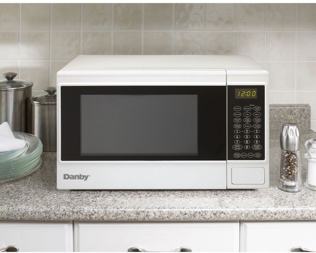 Danby® 1.4 Cu. Ft. Black/White Countertop Microwave-3