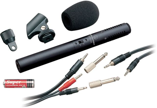 Audio-Technica® ATR6250 Stereo Condenser Video/Recording Microphone