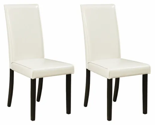 Signature Design by Ashley® Kimonte 2-Piece Ivory Dining Room Chair Set