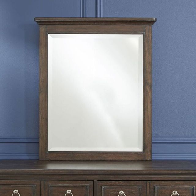 homestyles® Marie Distressed Oak Dresser Mirror 3