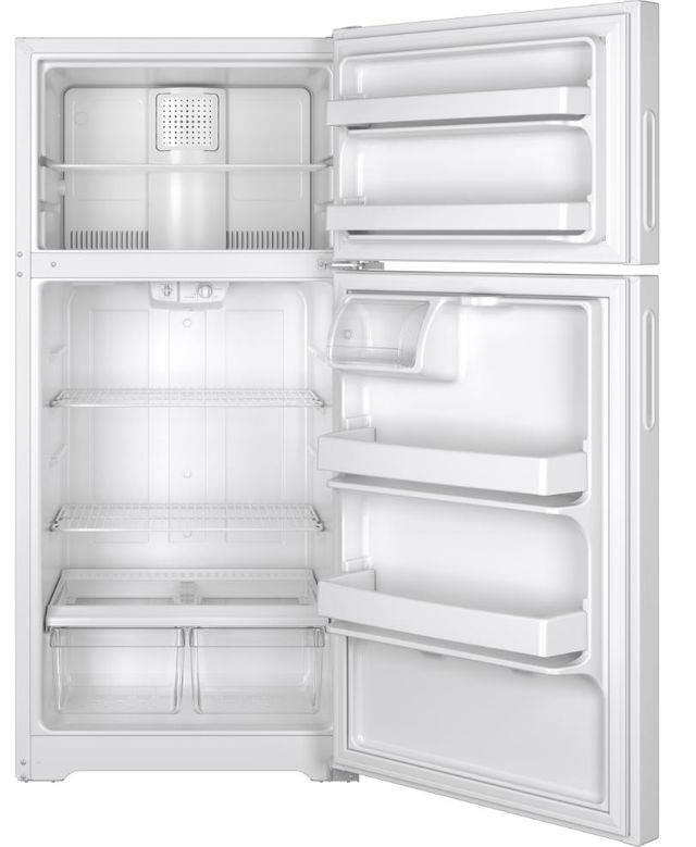 Hotpoint® 14.58 Cu. Ft. White Top Freezer Refrigerator 2