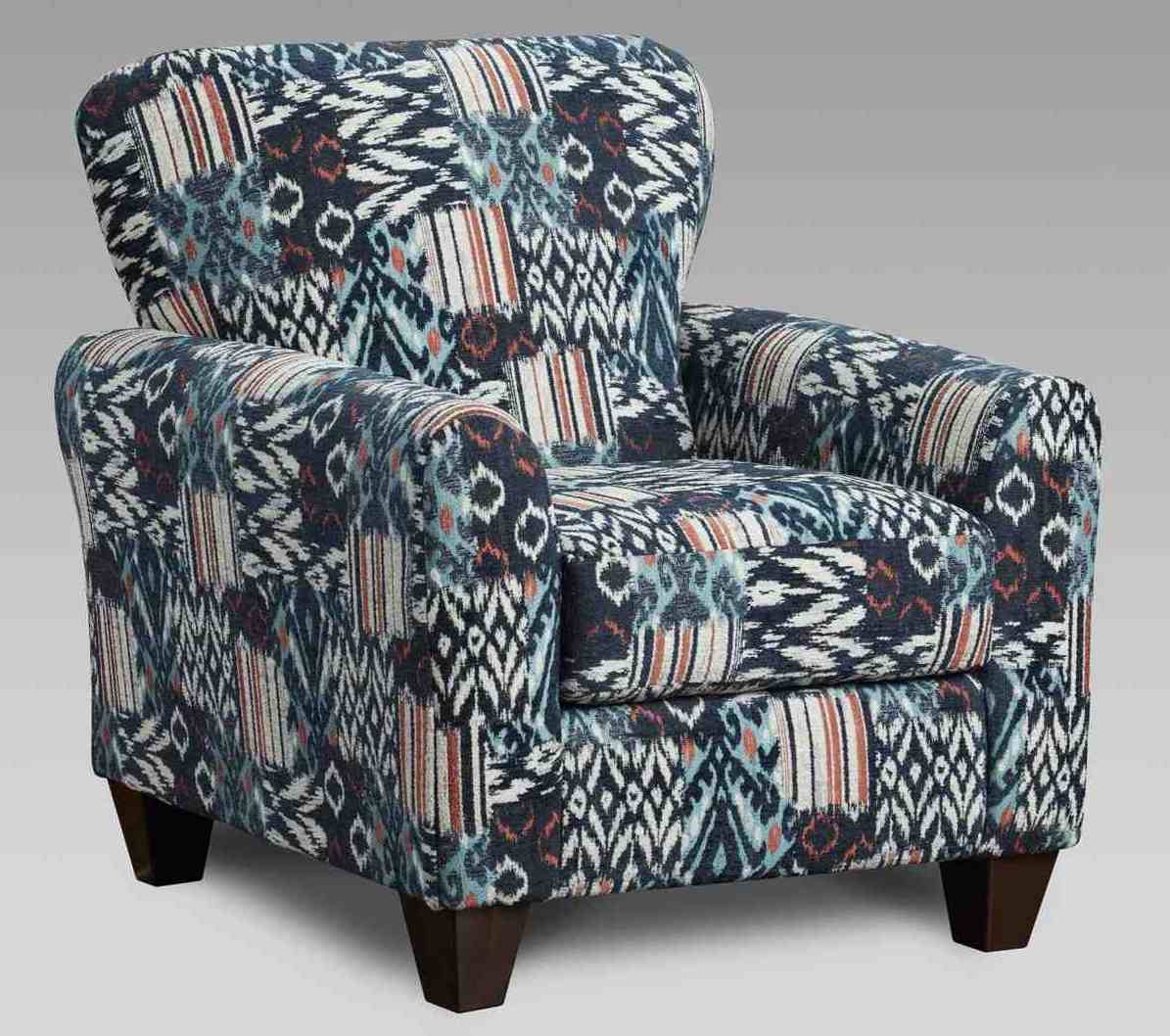 Affordable Furniture 9001 Medley Navy Accent Chair