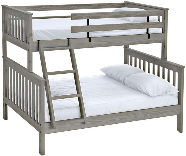 Crate Designs™ Storm Finish Twin/Full Mission Bunk Bed