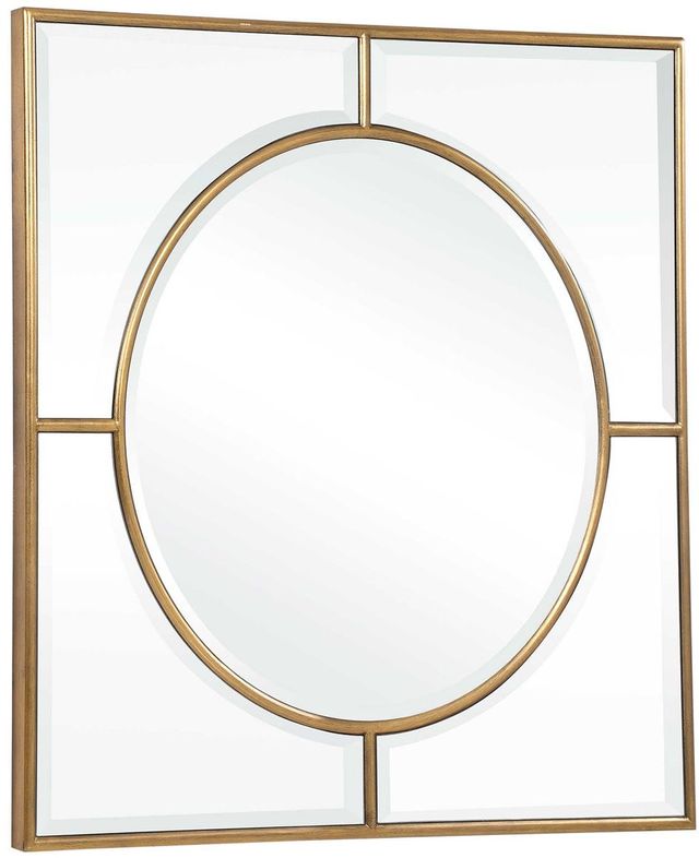 Uttermost® by John Kowalski Stanford Gold Square Mirror-1