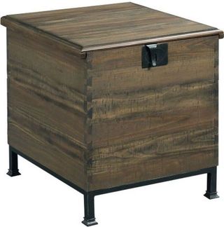 Hammary Hidden Treasures Milling Chest End Table