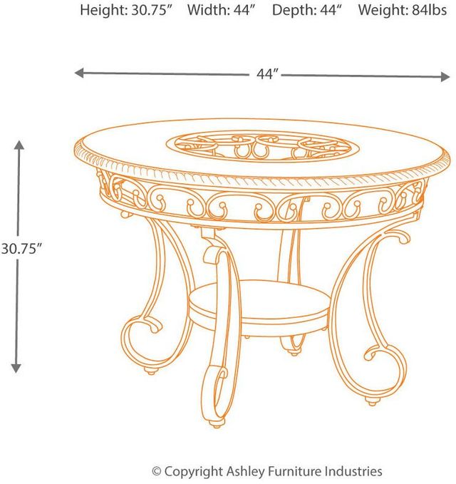 Signature Design by Ashley® Glambrey Brown Dining Table-1