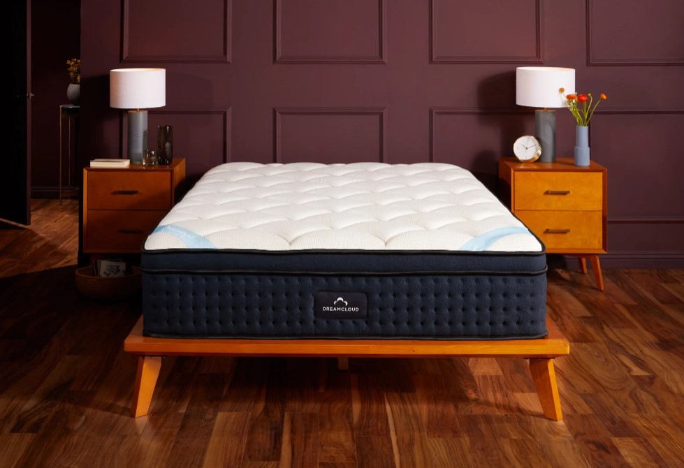 DreamCloud Premier Euro Top Luxury Firm Hybrid King Mattress In A Box ...